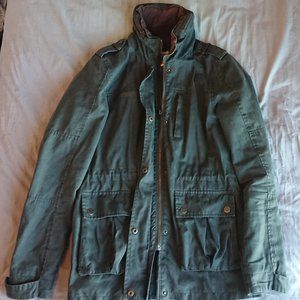 Fat Face Women's Sussex army green utility jacket